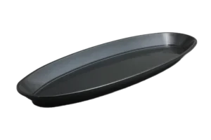 Deep Oval Bowl 57X22X4 Black Melamine***105522B