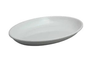 Oval Serving Bowl 29X40.5 White Melamine***107016