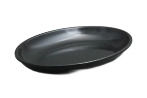 Oval Serving Bowl 29X40.5 Black Melamine***107016B
