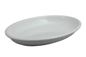 Oval Serving Bowl 50X36X7 White Melamine***107020