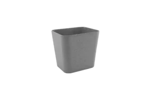 Gamma Rectangular Bowl 15.1X12.4X14 Gray Melamine Dotted***114555Gs