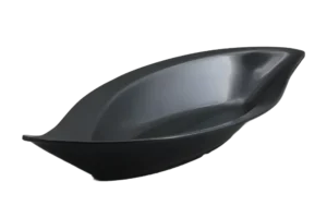 Leaf Serving Bowl 4.6X19.5X42 Black Melamine***118517B