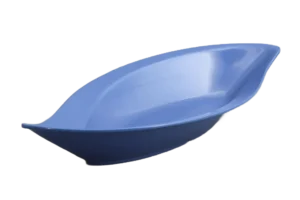 Leaf Serving Bowl 4.6X19.5X42 Blue Melamine***118517Bl