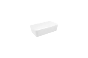 Classic Rectangular Bowl 6.5X15X25 White Melamine***124109