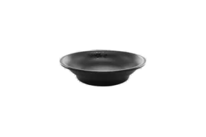 Sapporo Low Bowl 25.3X3.8 Cm Skura Melamine Black***124910B