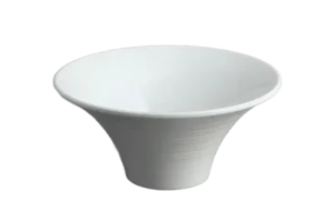 Spiral Bowl 20.5 Cm White Melamine***200608