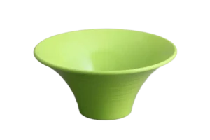 Spiral Bowl 20.5 Cm Green Melamine***200608G