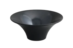 Spiral Bowl 24.5 Cm Black Melamine***200610B