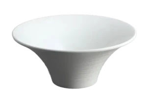 Spiral Bowl 28 Cm White Melamine***200611