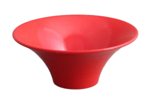 Spiral Bowl 28 Cm Red Melamine***200611R