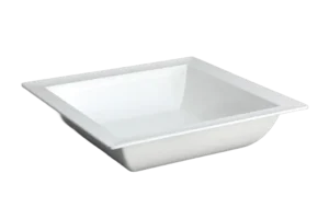 Square Bowl 37.5 + White Melamine Rim***200715