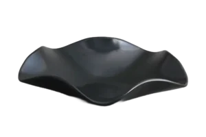 Flower Bowl 32 Black Melamine***200812B