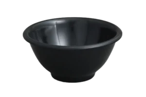 طبق ضخم 20 سم ميلامين أسود***201008B