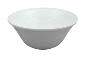 Round Bowl, Coil, 30.5 Cm, White Melamine***201112