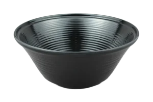 Round Bowl, Coil, 30.5 Cm, Black Melamine***201112B