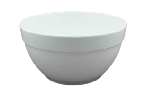 وعاء ميلامين أبيض قابلة للتكديس 25.4 سم ***201510