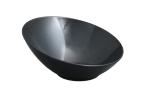Hermon Bowl 30X29X13.5 Black Melamine***201912B
