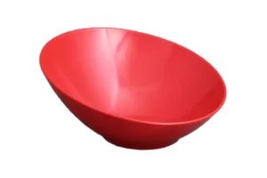 Hermon Bowl 30X29X13.5 Red Melamine***201912R