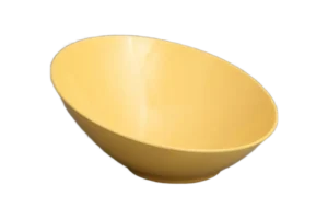 Hermon Bowl 30X29X13.5 Yellow Melamine***201912Y