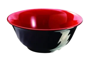 Wells 20 Melamine Bowl Red/Black***202408Rb