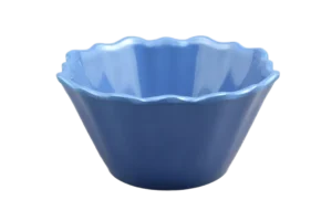 Serrated Conical Bowl 17.7 Blue Melamine***204407Bl