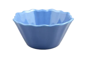 Serrated Conical Bowl 21 Blue Melamine***204408Bl
