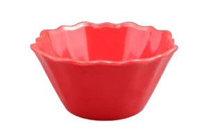 Conical Serrated Bowl 21 Red Melamine***204408R