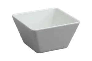 Square Conical Bowl 13 Cm White Melamine***206505
