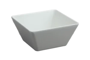 Square Conical Bowl 18 Cm White Melamine***206507