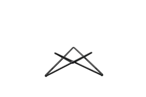 حامل نجوم منخفض مطلي 10.4 سم أسود***920704B