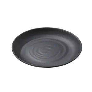 Round Plate, Black Melamine, 19.5 1320307B