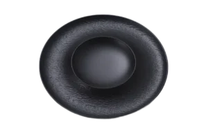 Melamine Plate, 33 Cm, Black