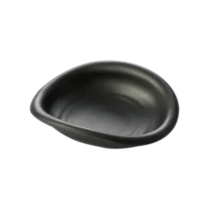 Black Melamine Dinner Plate 17*14.6*4.7 12135