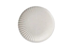 Melamine Plate 23 Cm Tsuki White