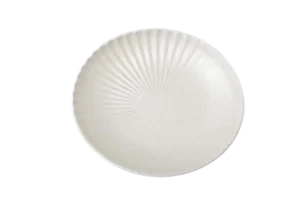 Melamine Plate 25.5 Cm Tsuki White