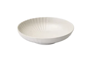 Melamine Deep Plate 174 Cm Tsuki White