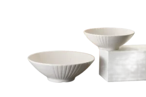 Melamine Salad Bowl 21.5 Cm Tsuki White
