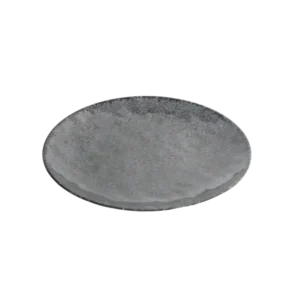 طبق دائري ميلامين رمادي 20 سم أنتيك