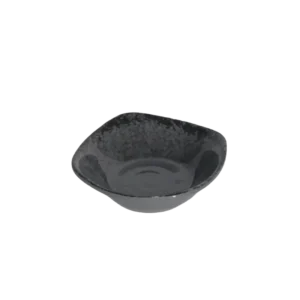 وعاء مربع، ميلامين رمادي، أنتيك، 10X10X3 سم 074 -Dg