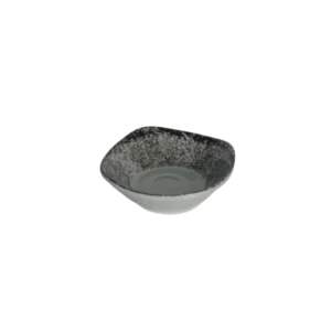 وعاء مربع، ميلامين رمادي، أنتيك، 12.6X12.6X3.3 سم 075-Dg