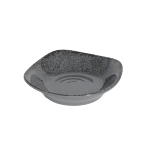 وعاء مربع، ميلامين رمادي، أنتيك، 14.8X14.8X3.8 سم 076-Dg