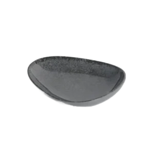 طبق بيضاوي ميلامين رمادي أنتيك 16*13*35 1303-Dg