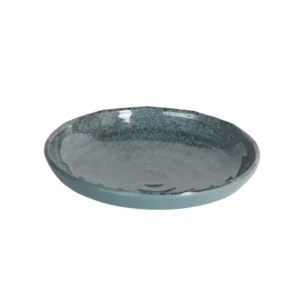 Deep Plate Turquoise Melamine Antik 20X5 1288 -Bl