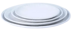 طبق ميلامين مسطح 17.7 سم صلد