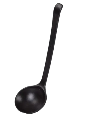 ملعقة ميلامين 21 سم أسود