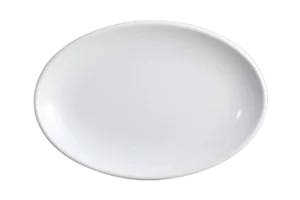 Oval Mars Plate 20.5*14 White Melamine (123208)***116208
