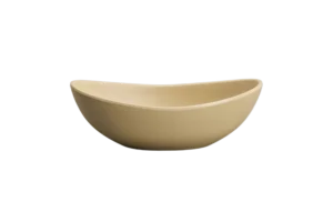 Swing Oval Bowl 17*10*5.7 Golden Melamine***224606Ch