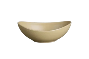 Swing Oval Bowl 17.9*13.5*6.3 Golden Melamine***224607Ch
