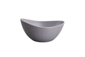Swing Oval Bowl 20*15.5*10 Gray Melamine***226108Bt