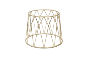 حامل مخروط ذهبي دائري، ارتفاع 20 سم ***921108Gd ***921108Gd